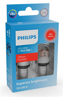 Philips Ultinon Pro7000 SI LED Pære P21/5W Rød (2 stk.)